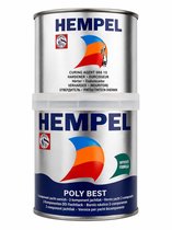 Hempel Poly Best 2-Componenten Hoogglans Polyurethaan Jachtlak 500 ml + Verharder 250 ml Transparante Blanke Bootlak met UV-Bescherming voor Hout, Staal, Aluminium en Polyester