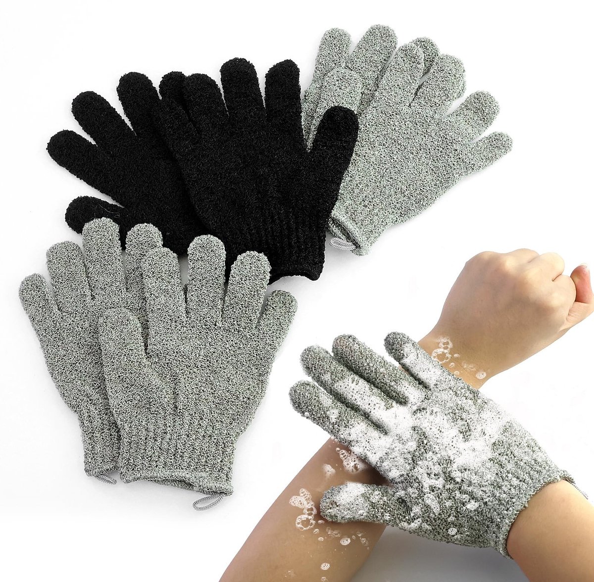 Set handbadhandjes met peeling - 6 stuks