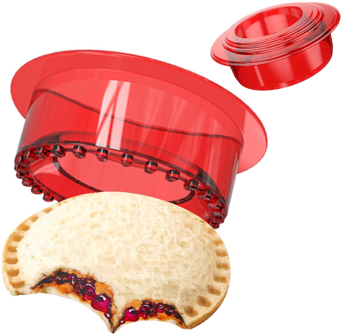Dailygoods- Sandwich Cutter Set voor Kinderen - Koekjes Snijder - Brood Cutter - Veilig PP Materiaal - Vaatwasser Bestendig - Leuke Snack Maker - Broodsnijder