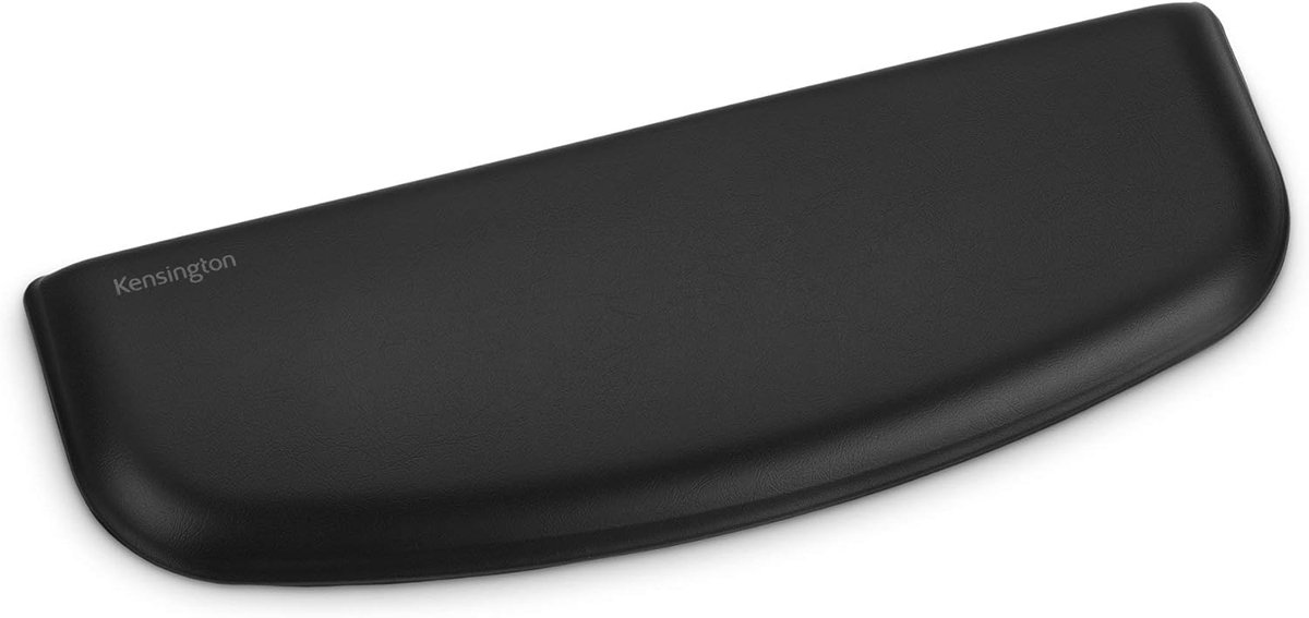 Thijox - Ergonomische Polssteun voor Dun Toetsenbord - Ideaal voor Thuiskantoor, Zwart, Professioneel Ontwerp, Imitatieleer, Verbeter Nek- en Schouder