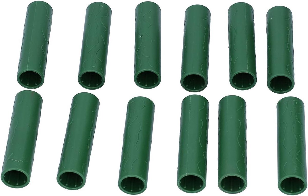 12 Stuks Tuinpalen Verbinding Buizen voor Klimplanten Ondersteuning - Stevige Connectors voor Groene Huizen met Binnen Diameter van 16mm