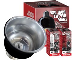 Terrarium Lamp - Warmtelamp Reptielen - Gezonde Groei - UVA UVB Spectrum - 50W - Rood