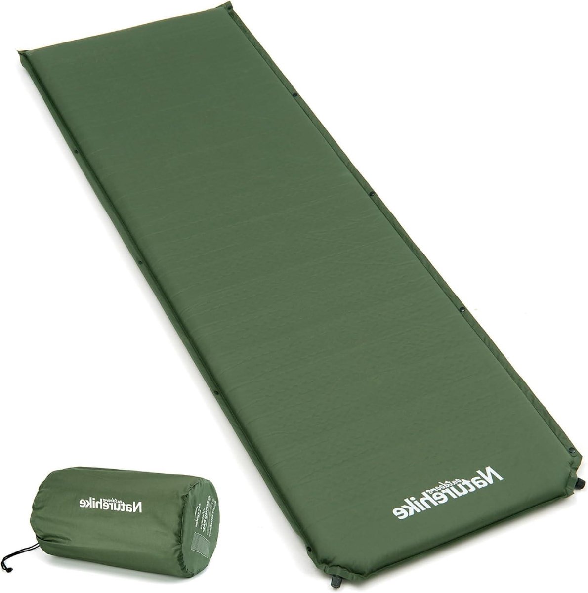Zelfopblazende Slaapmat - Kampeer Matras - Outdoor Ontspanning - Automatisch Opblazen - 200 x 63 x 5 cm - Groen