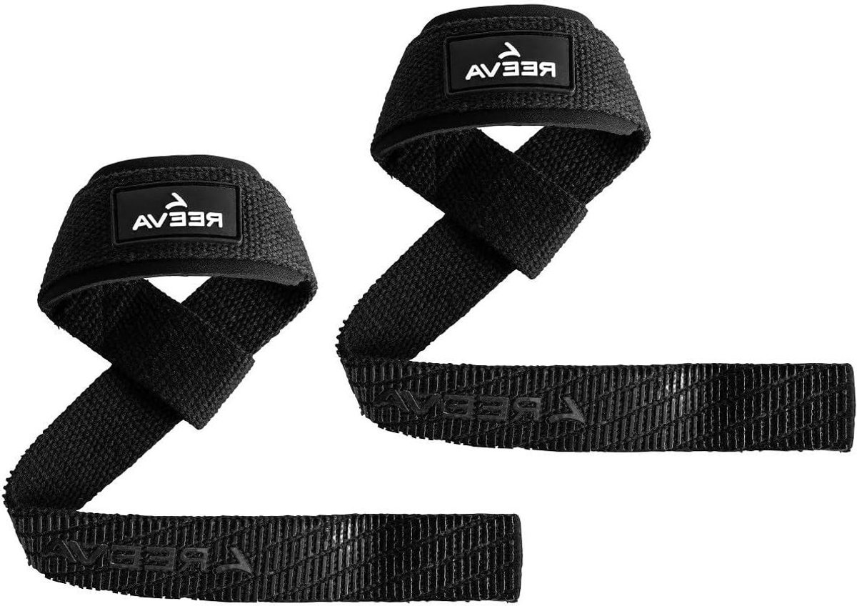 Lifting Straps - Gewichthefbanden - Krachttraining Fitness - Extra Padding Grip - 61 cm Lengte - Zwart