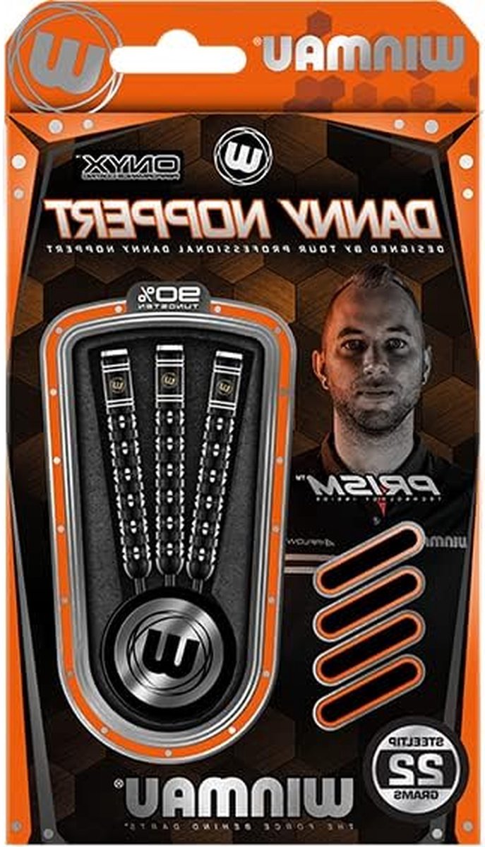 Steeltip Darts - Dartpijlen Set - Precisie Werpen - Tungsten Materiaal - 22 Gram - Donker