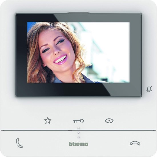Videodeurbel Set - Intercom Systeem - Veiligheid Thuis - 5 inch Kleuren LCD - 16.4 cm Breed - Wit — afbeelding 3