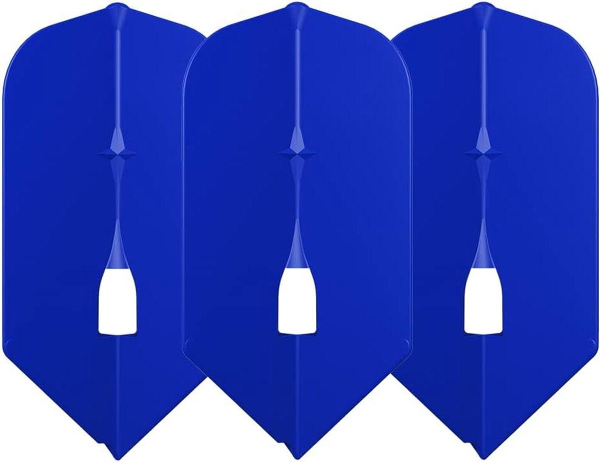 Dart Vleugels - Dart Accessoires - Precisie Darten - Eén Stuk Gegoten - Slim Ontwerp - Blauw