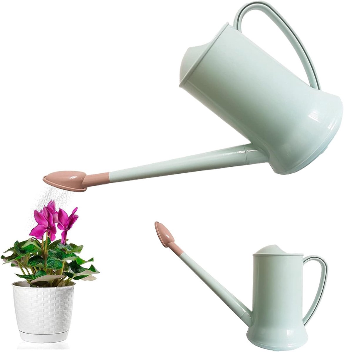 2 Liter Afneembare Spuitfles voor Water geven - Lichtgewicht Gieter voor Binnen en Buiten, Ideaal voor Tuin, Bloemen en Bonsai Planten
