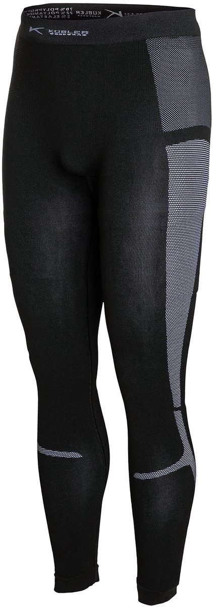 KÜBLER ZUBEHÖR 80179213 Thermo Onderbroek HEREN Werkondergoed Zwart Antraciet - Stretch - Ademend - Oeko Tex