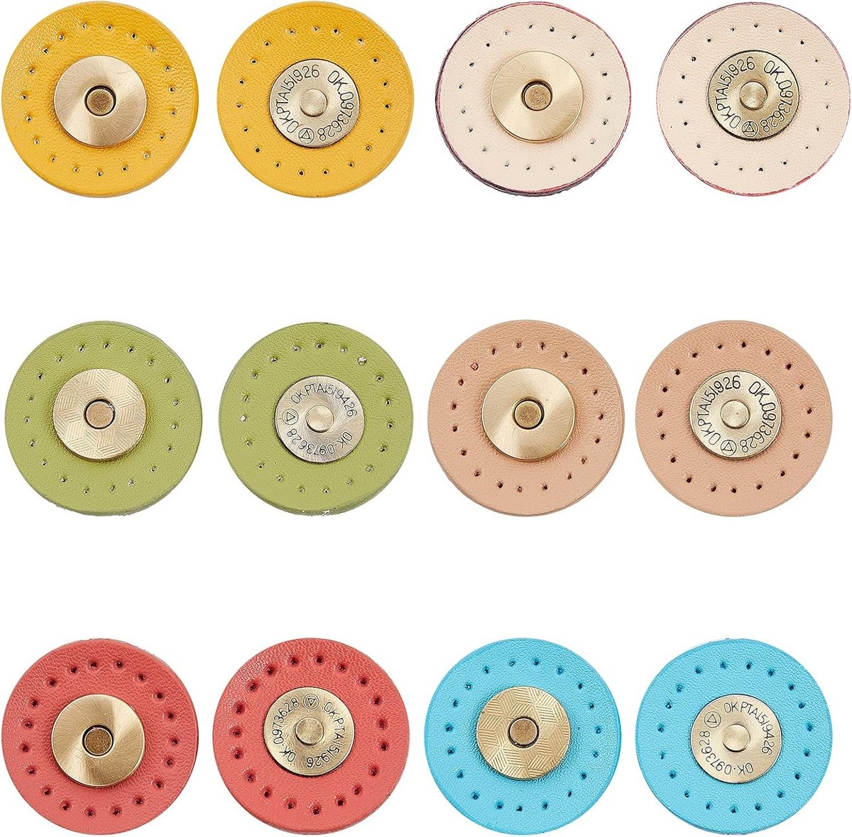 Magnetische Clip-on Knopen 30mm Sluiting voor Handtassen - Ideaal voor Leer, Naaien en DIY Projecten