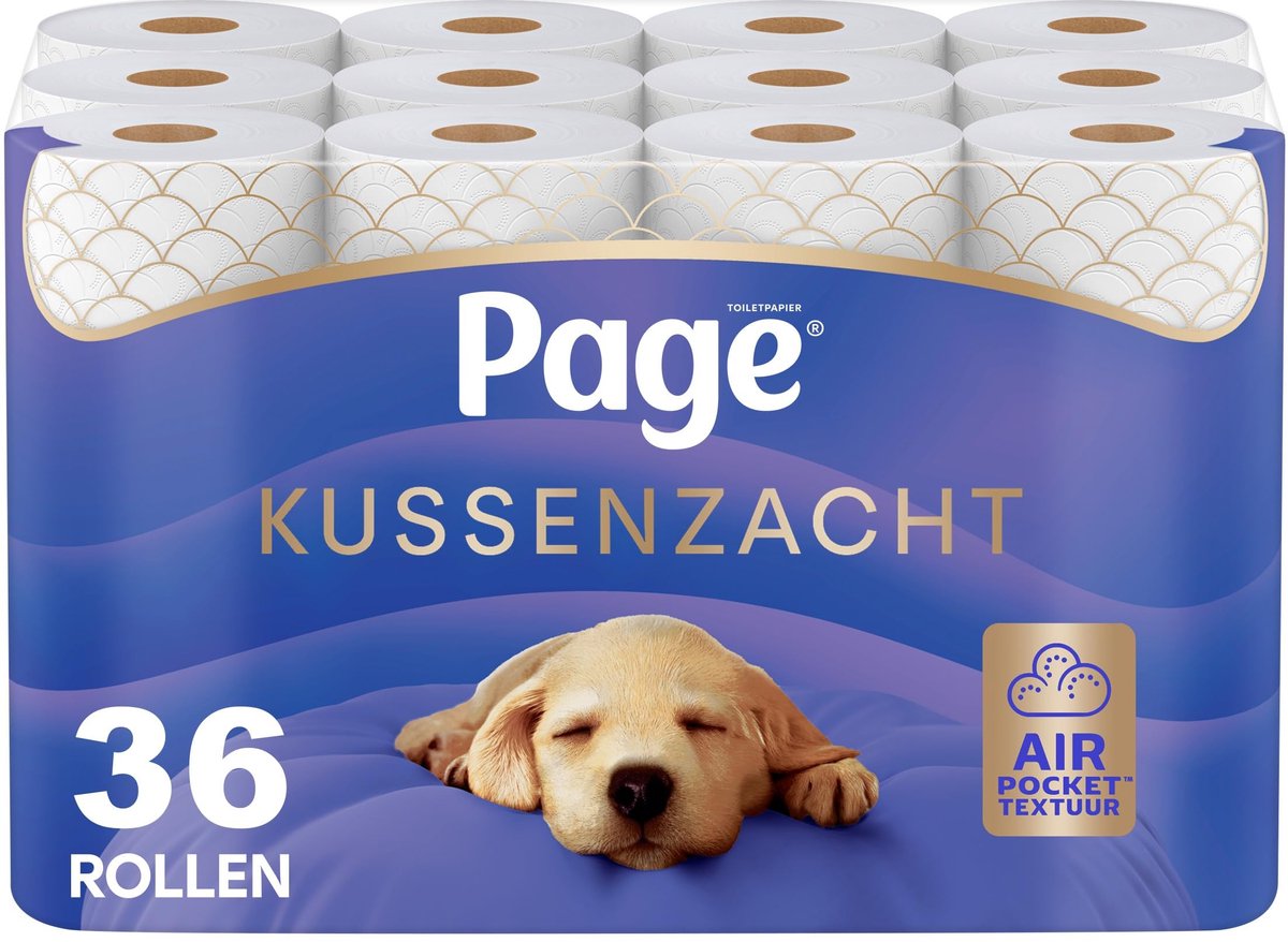 Inovra- WC Papier Kussenzacht - 36 Rollen - Voordeelverpakking - Extra Zacht - 100% Recyclebaar - Unieke Air Pocket-textuur - Toiletpapier