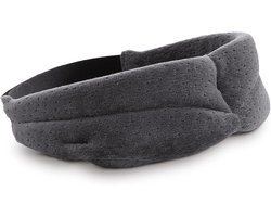 Thijox TEMPUR Slaapmasker - Verstelbaar Lichtdicht Nachtmasker Grijs