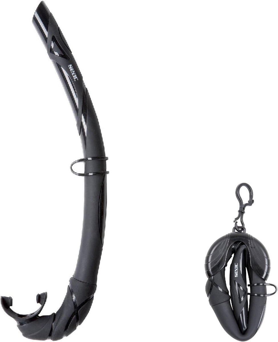 Thijox - Opvouwbare Snorkel 100% Hypoallergene Silicone voor Freediving & Speervissen, Ideaal voor Onderwater Avonturen, Lichtgewicht en Compact, Duik