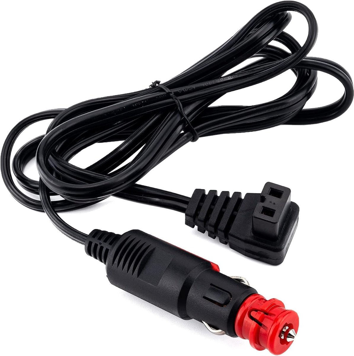 Thijox - 12V-24V Autovoedingskabel voor Koelbox - Verlengkabel met Sigarettenaanstekerstekker - 2m Lengte - Geschikt voor Diverse Compressoren - Ideaa