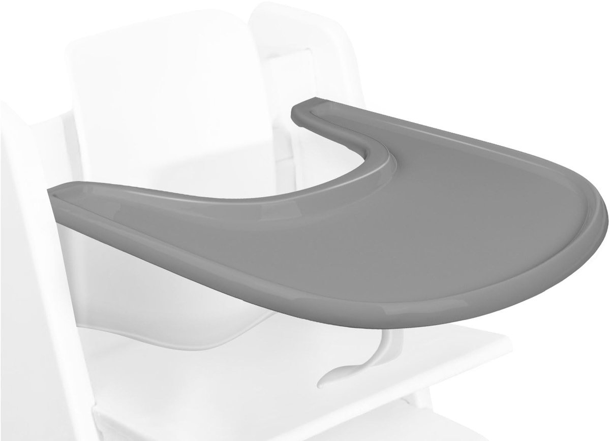 Dailygoods- Tray Compatibel met Stokke Tripp Trapp - Hoge Stoel Accessoires - Peuter 6-36 Maanden - Plastic - Perfecte Pasvorm - Kinderstoelblad