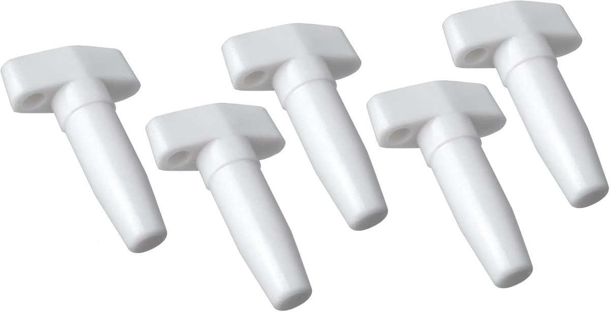 Thijox - Accessoires voor Isomatten en Luchtbedden 11520 Wit One Size - Vervangstoppen voor Luchtbedden, Kussens en Luchtspeelgoed - Kunststof, 38mm L