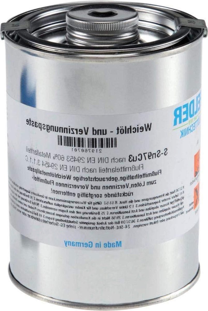 Soldeerpasta - Tin pasta - Elektronica reparatie - Hoge kwaliteit - 1000 g - Grijs