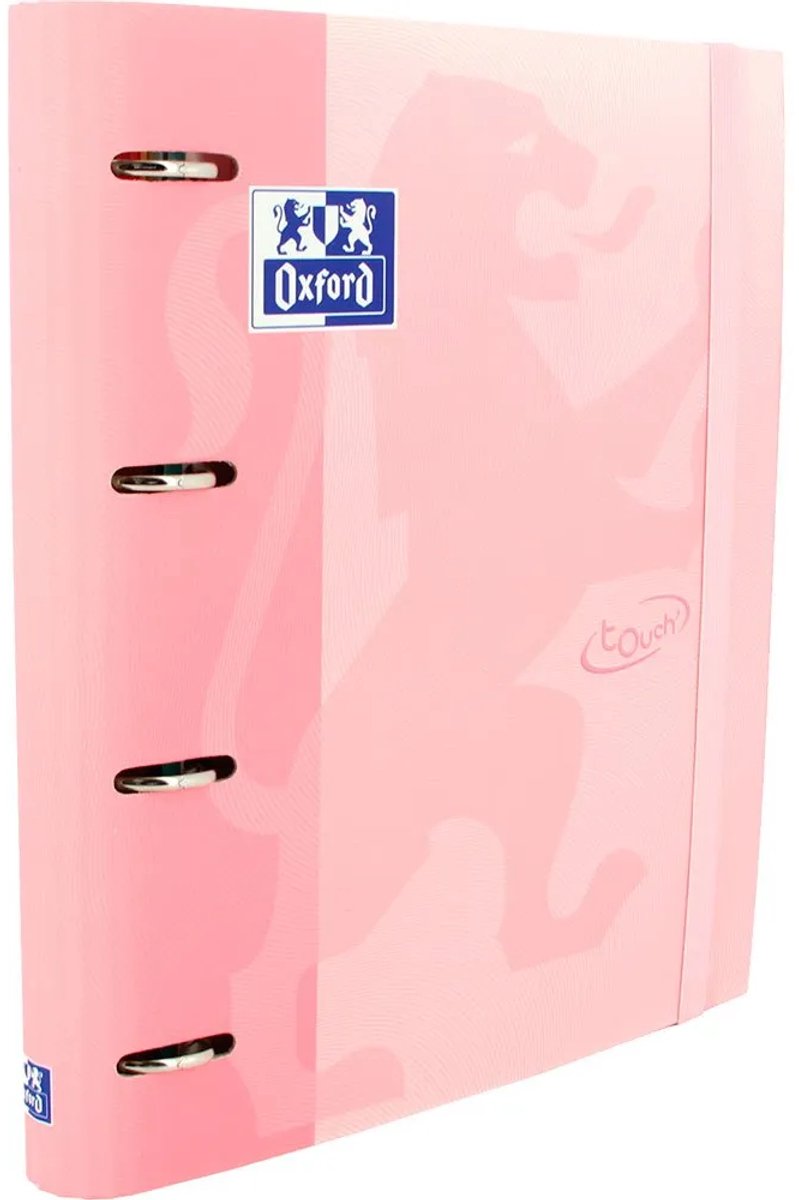 Ringmap Oxford A4+ Licht Roze