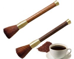 Barista Kwast voor de koffiemolen - Professionele Koffiemolen Borstel - Set van 2 - Reinigingskwast voor Espressomachine - Zachte Haren - Onderhoudstool voor Koffiezetapparaat - Barista Accessoires