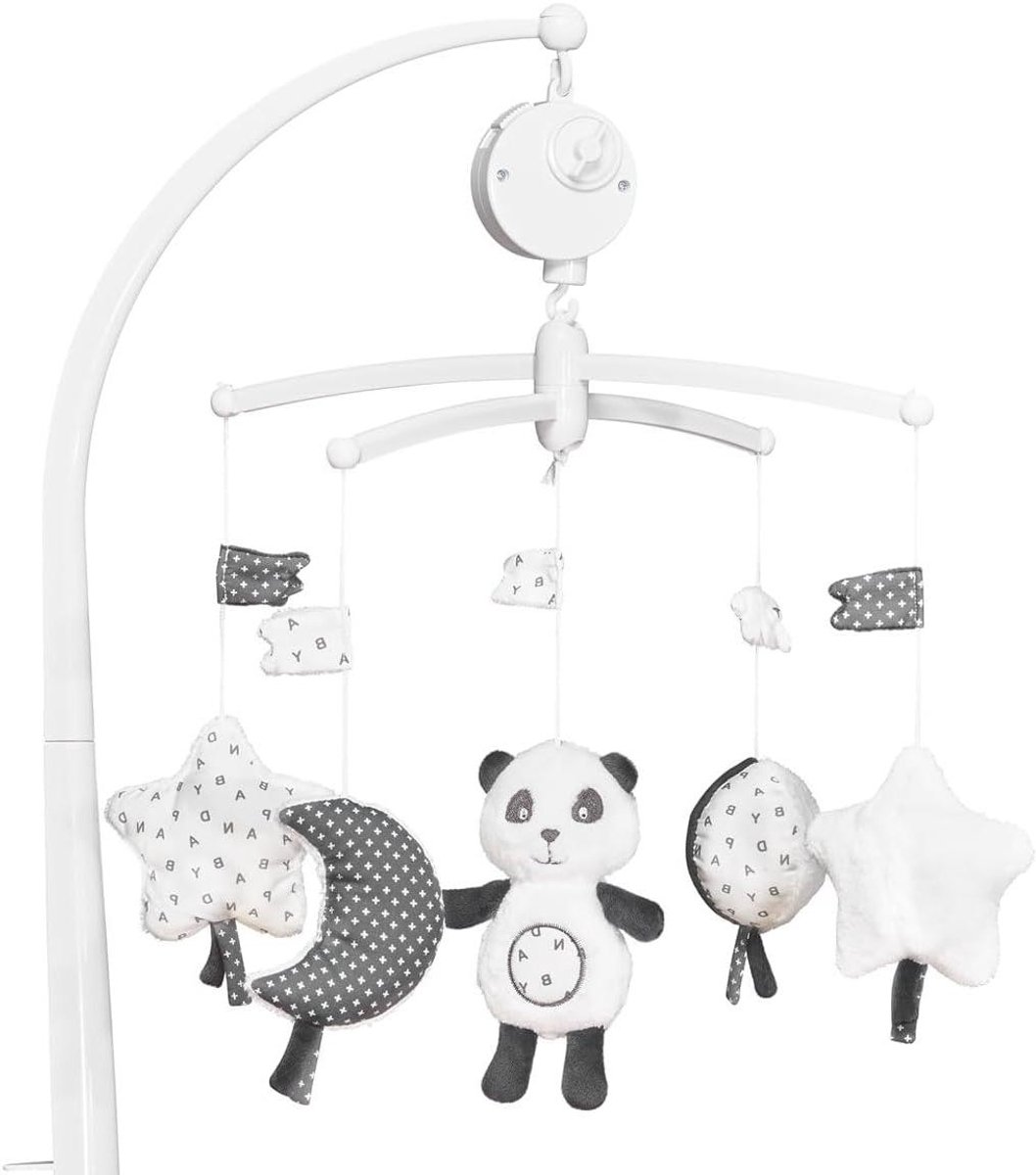 Muziek Mobiel - Babyhanger Speelgoed - Babykamer Decoratie - Met Melodie - Niet Gespecificeerd - Wit Zwart