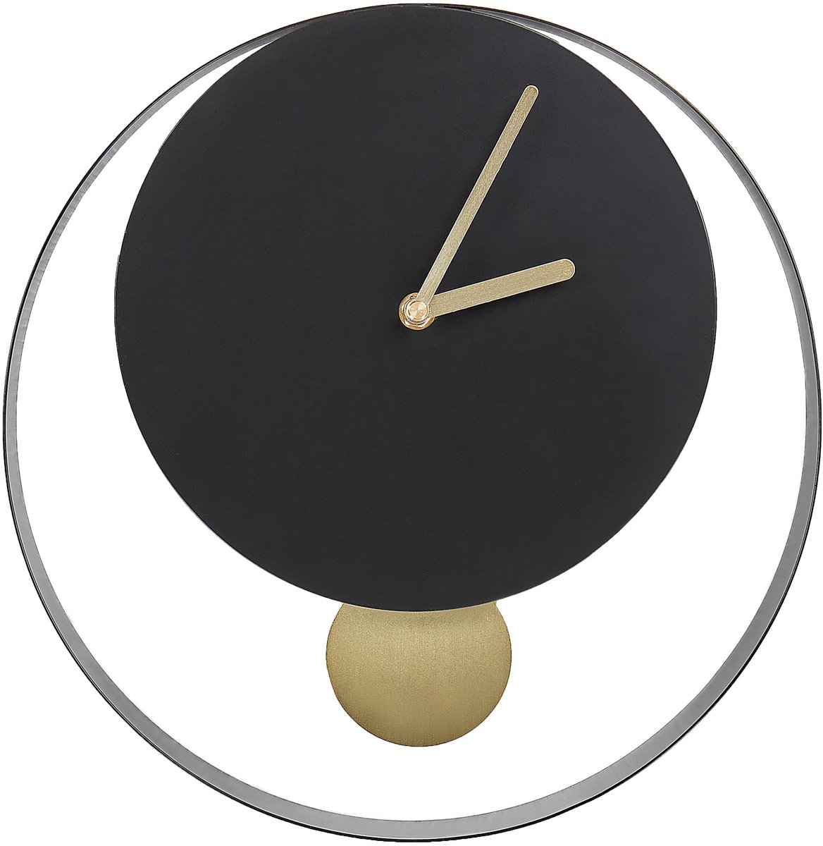 MAGLAND - Wandklok - Zwart/Goud - Staal