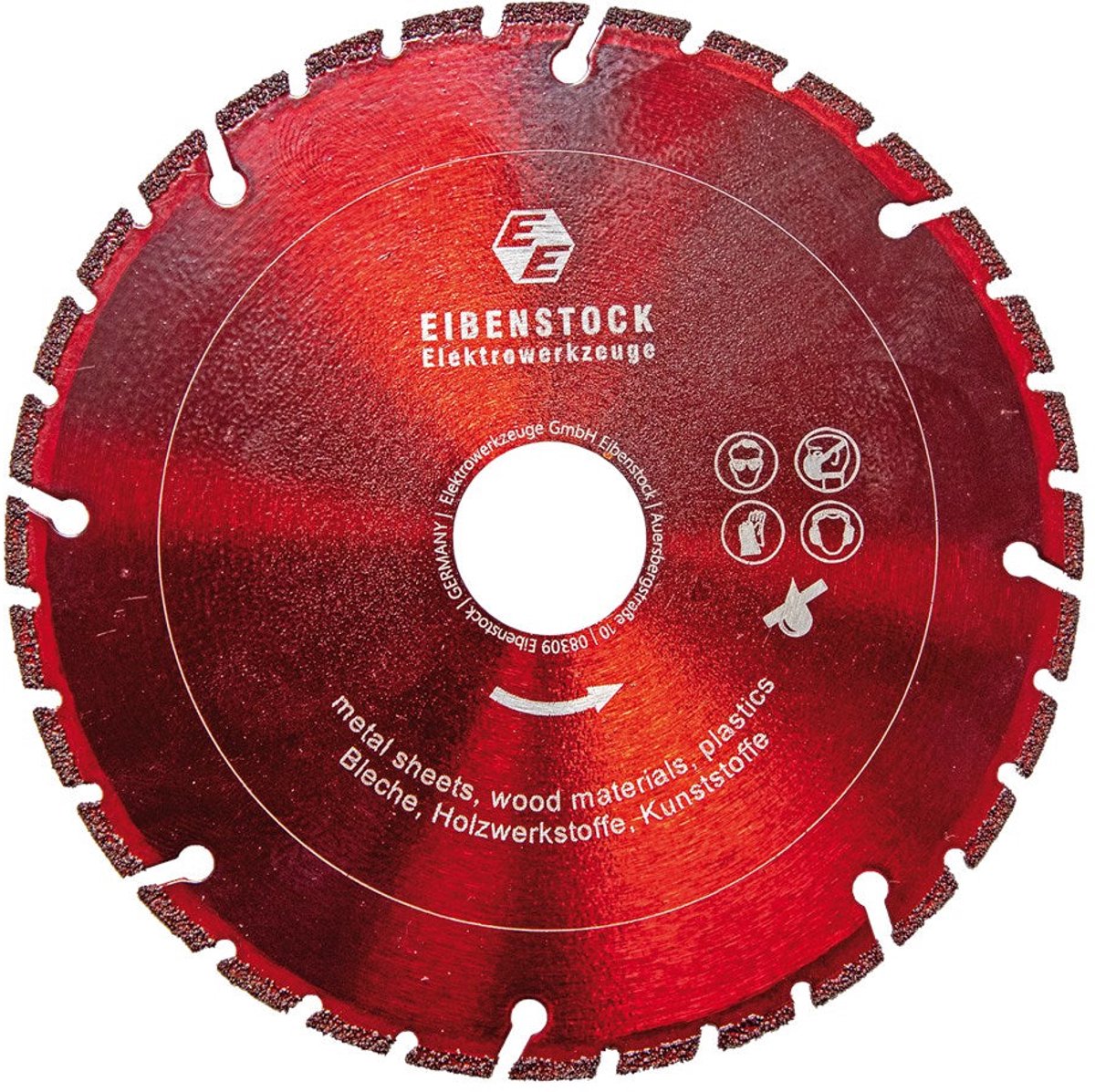 Eibenstock DIAMANTZAAGBLAD 125MM ROOD