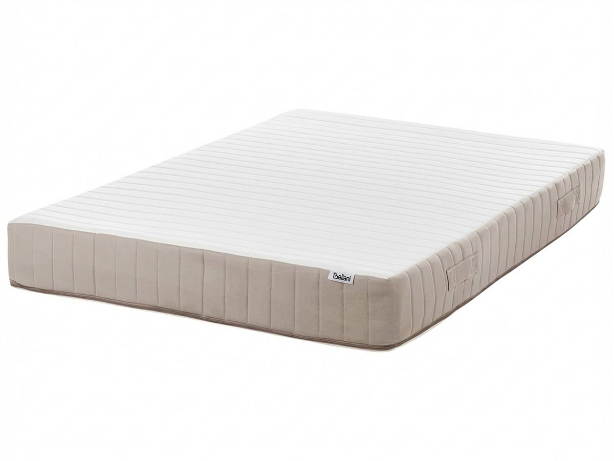 Beliani SPRINGY - Pocketveringmatras medium - 120 x 200 cm - Pocketveren Wit