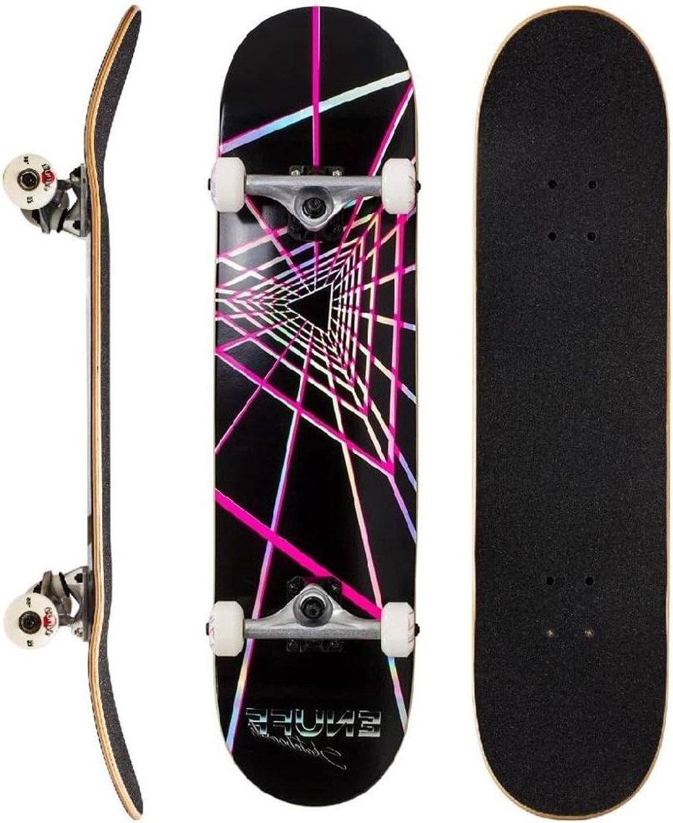 Compleet Skateboard Street Board Outdoor Sport 7 Lagen Esdoorn 8″ x 32″