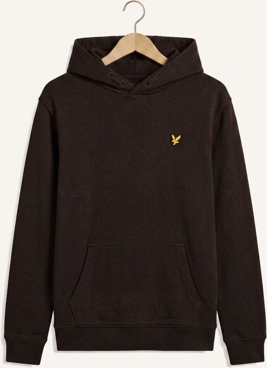 Lyle & Scott Pullover Hoodie Truien & Vesten Jongens - Sweater - Hoodie - Vest- Bruin - Maat 152/158