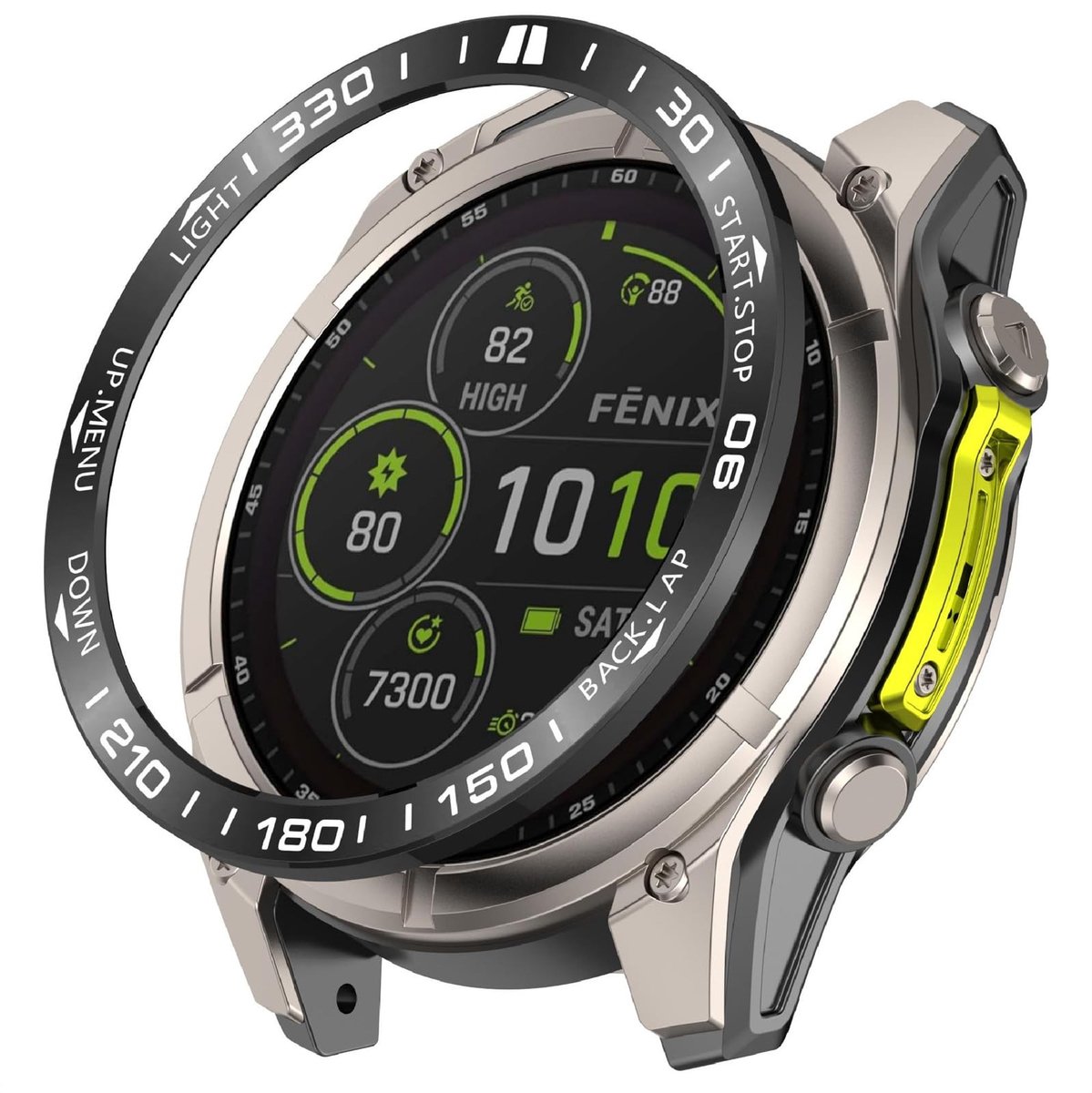 Inovra - Bezel Ring voor Garmin Quatix 8 in Aluminium