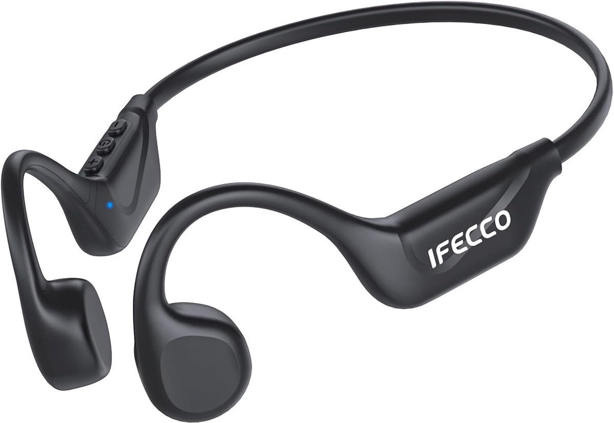 Thijox - Beengeleidende Hoofdtelefoon Bluetooth 6.2 - Draadloze Sport Hoofdtelefoon met Microfoon - IPX5 Waterdichte Oordopjes voor Fietsen, Hardlopen