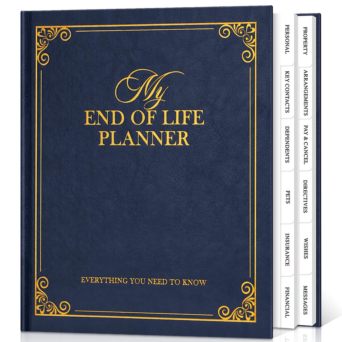 Dailygoods- Levenseinde Planner - Uitgebreide Organisator - Dagboek Laatste Wil - Persoonlijke Informatie - Medische Gegevens - Gebruiksvriendelijke Lay-out - Levenseinde Organisatieboek
