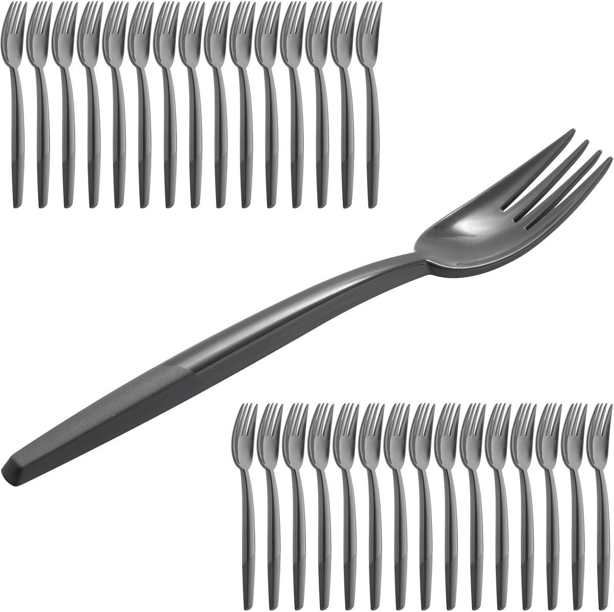 Dailygoods- Bestekset 30 delig - Herbruikbaar - Vaatwasmachinebestendig - Stabiel - Onderhoudsvriendelijk - Schokbestendig - Servies