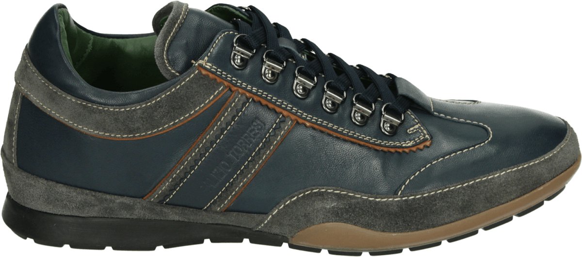 Galizio Torresi - 415568 - Lage sneakersVrije tijdsschoenenHeren sneakers - Kleur: Blauw - Maat: 45
