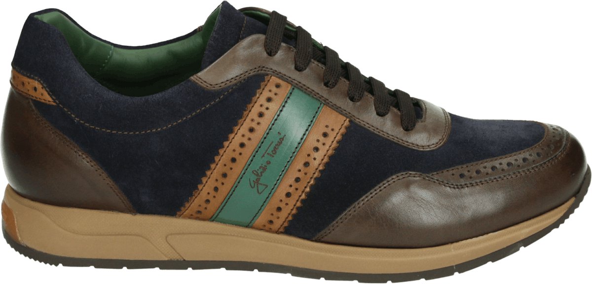 Galizio Torresi - 319458 - Lage sneakersVrije tijdsschoenenHeren sneakers - Kleur: Blauw - Maat: 43