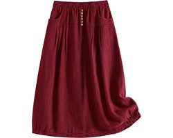 Currero Broekrok Dames - Skort - Skirts - Skirt - Rok - Midi - Korte Broek - Culotte - Wandelrok - Rokje - Legging - Kurkuma XL