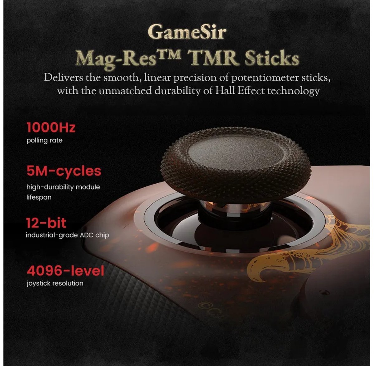 GameSir G7 Pro - Draadloze Controller - Tri-mode - Hall Effect - Xbox, PC & Android - Camel – foto 2