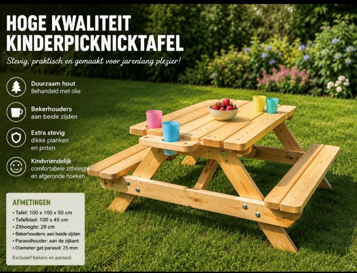 kinderpicknicktafel-
