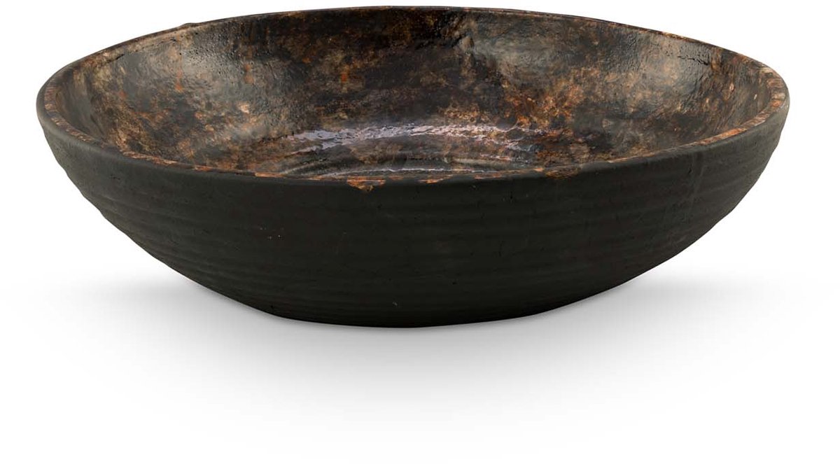 vtwonen - Schaal - Terracotta - Donkerbruin - 34.5x9.5 cm
