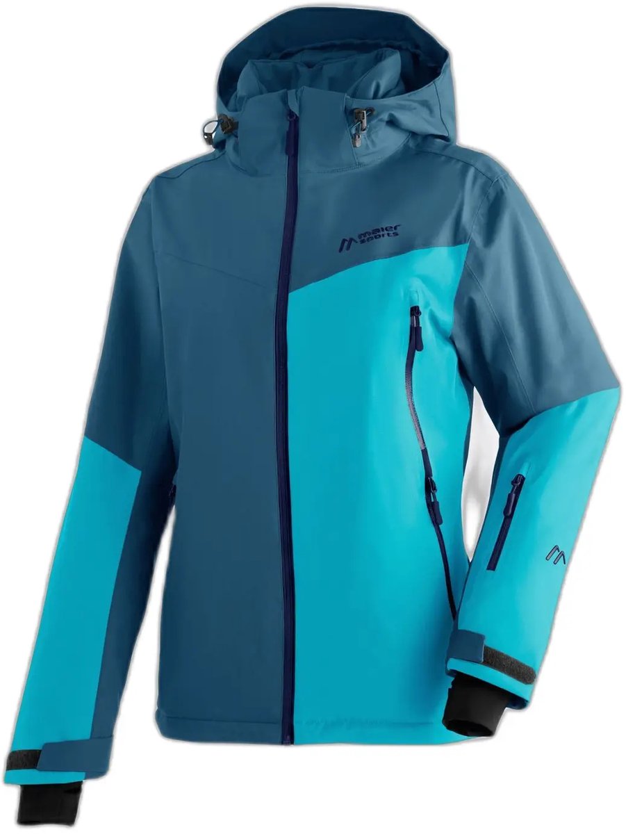 Dames ski jas Maier Sports Nuria Viridian / Tealpop