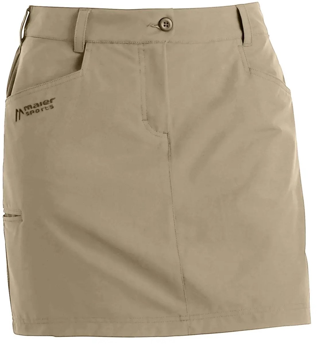 Vrouwen wandelrok Maier Sports Lulaka Loop Beige
