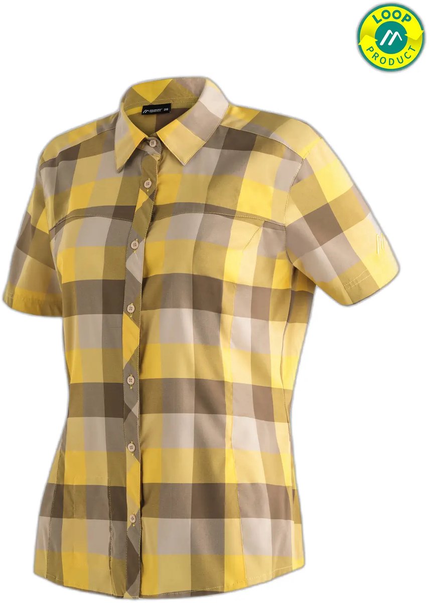 Vrouwenblouse Maier Sports Kendra Geel