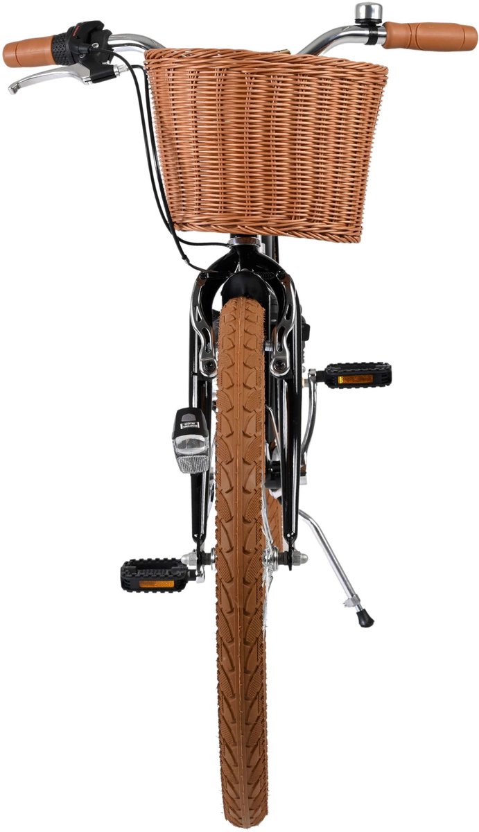 Volare Ashley Kinderfiets - Meisjes - 24 inch - Zwart - Nexus 3 van Volare — afbeelding 3