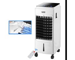 Mobiele airco 7000 BTU 3-in-1 Klasse A draagbare airconditioning met afstandsbediening 24-uurs timer 5L tank tot 90m²