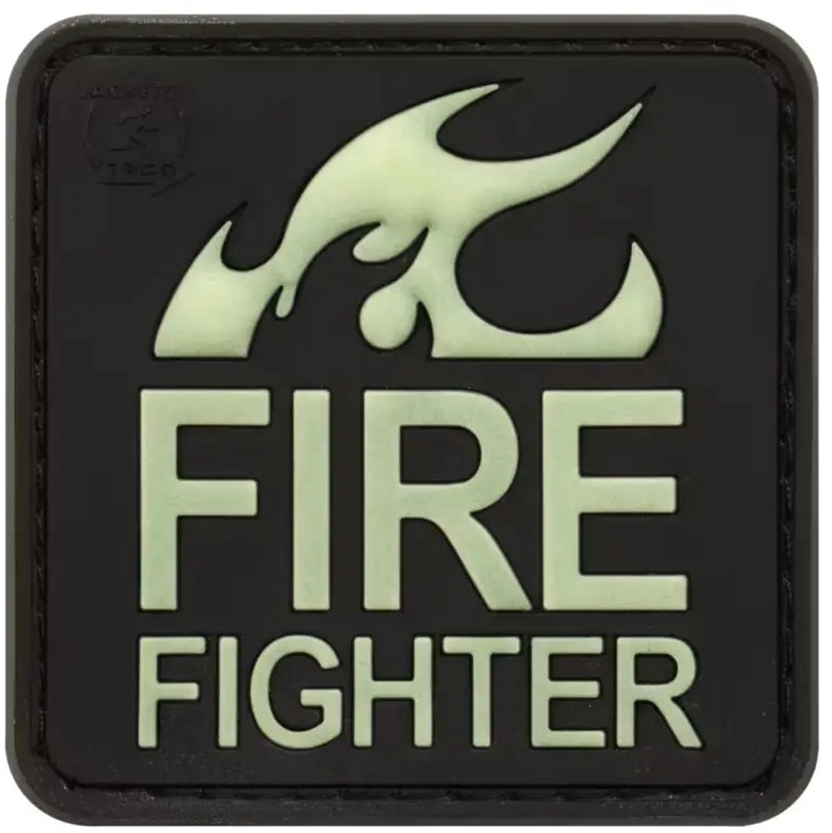 Rubberen badge JTG Fire Fighter