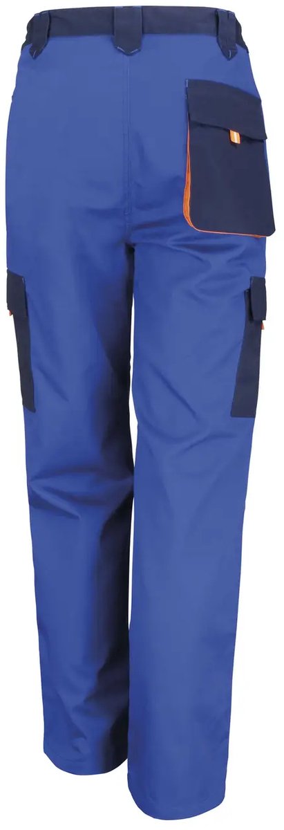 Result Lite Trousers RT318 - Royal/Navy/Orange - L