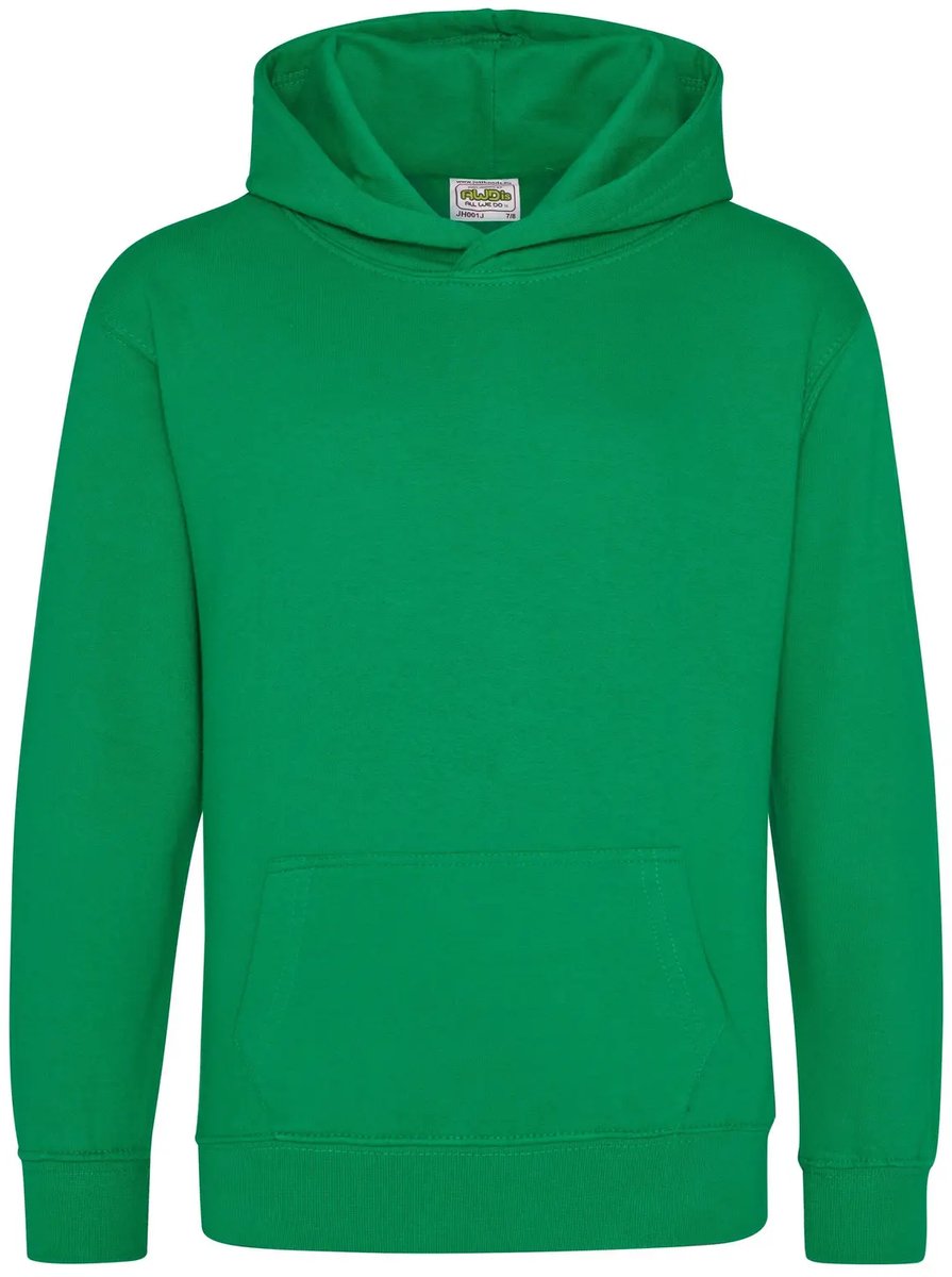 Just Hoods Kids´ Hoodie JH001K - Kelly Green - 3/4 (XS)