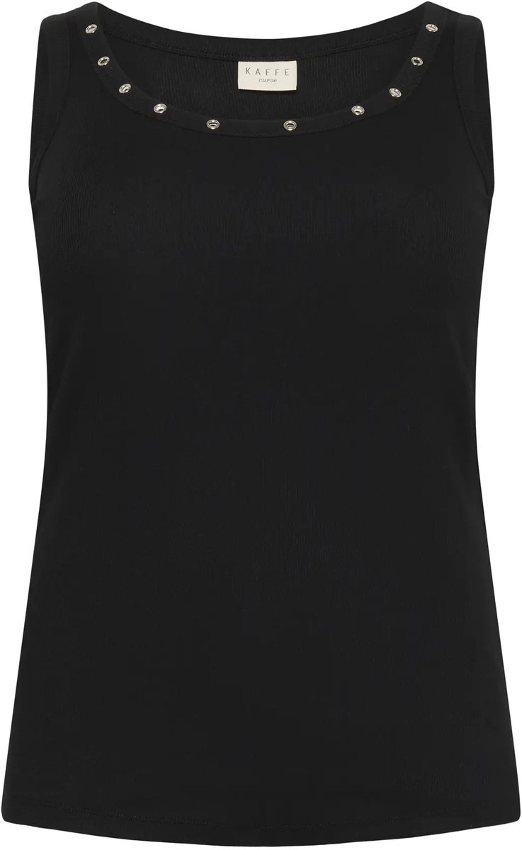 Damestanktop KAFFE Curve KCCarina Eyelets