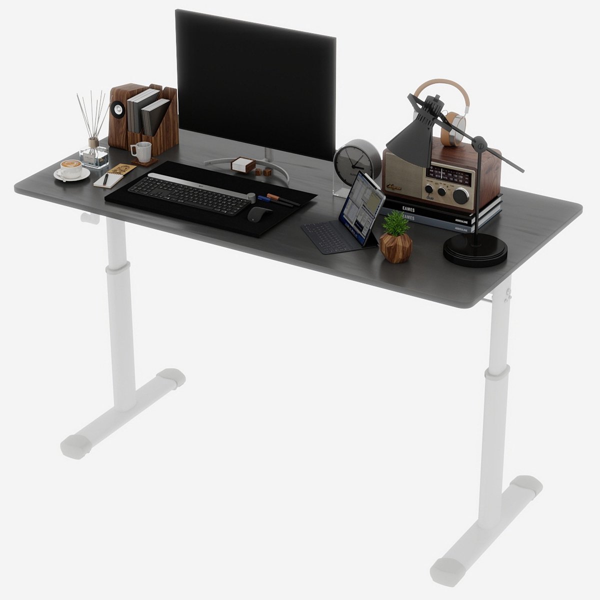 YYchan kinderbureau - grijs - 120 x 60 x 90 cm
