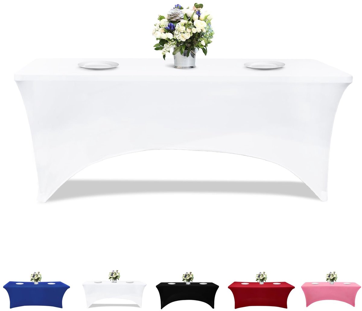 Dailygoods- Tafelkleed Strak - Rechthoekig - Wasbaar - Kreukvrij - Stretch - 6ft (183x75x75 cm) - Duurzaam Materiaal - Tafelhoes